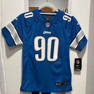 Nike Blue and Silver NFL Jersey